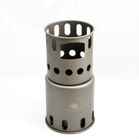 Thumbnail for TOAKS Titanium Backpacking Wood Burning Stove (Small)