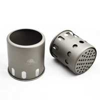 Thumbnail for TOAKS Titanium Backpacking Wood Burning Stove (Small)