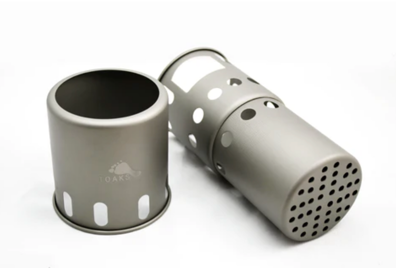 TOAKS Titanium Backpacking Wood Burning Stove (Small)