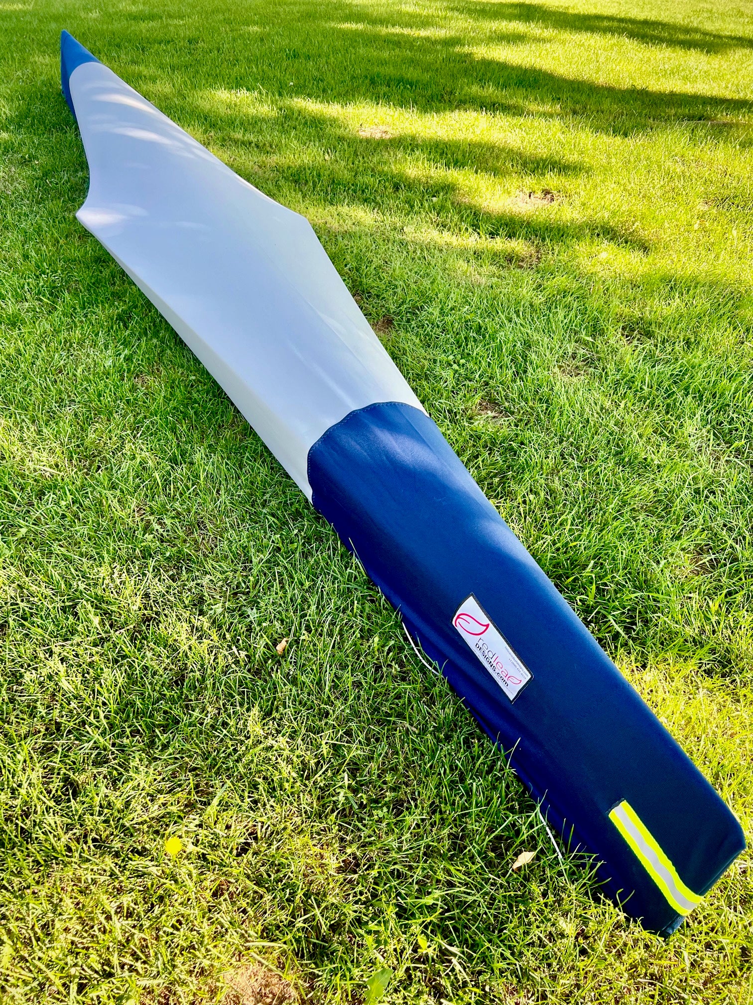 Premium Polyester fabric on a covered canoe