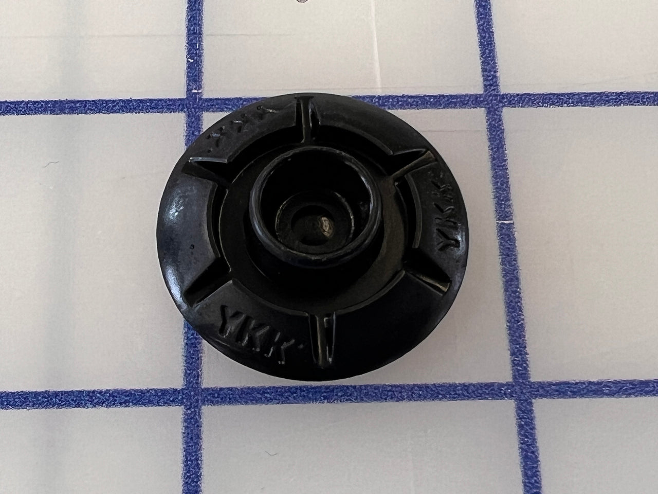 25mm Domed YKK SNAD Snap Stud - Black