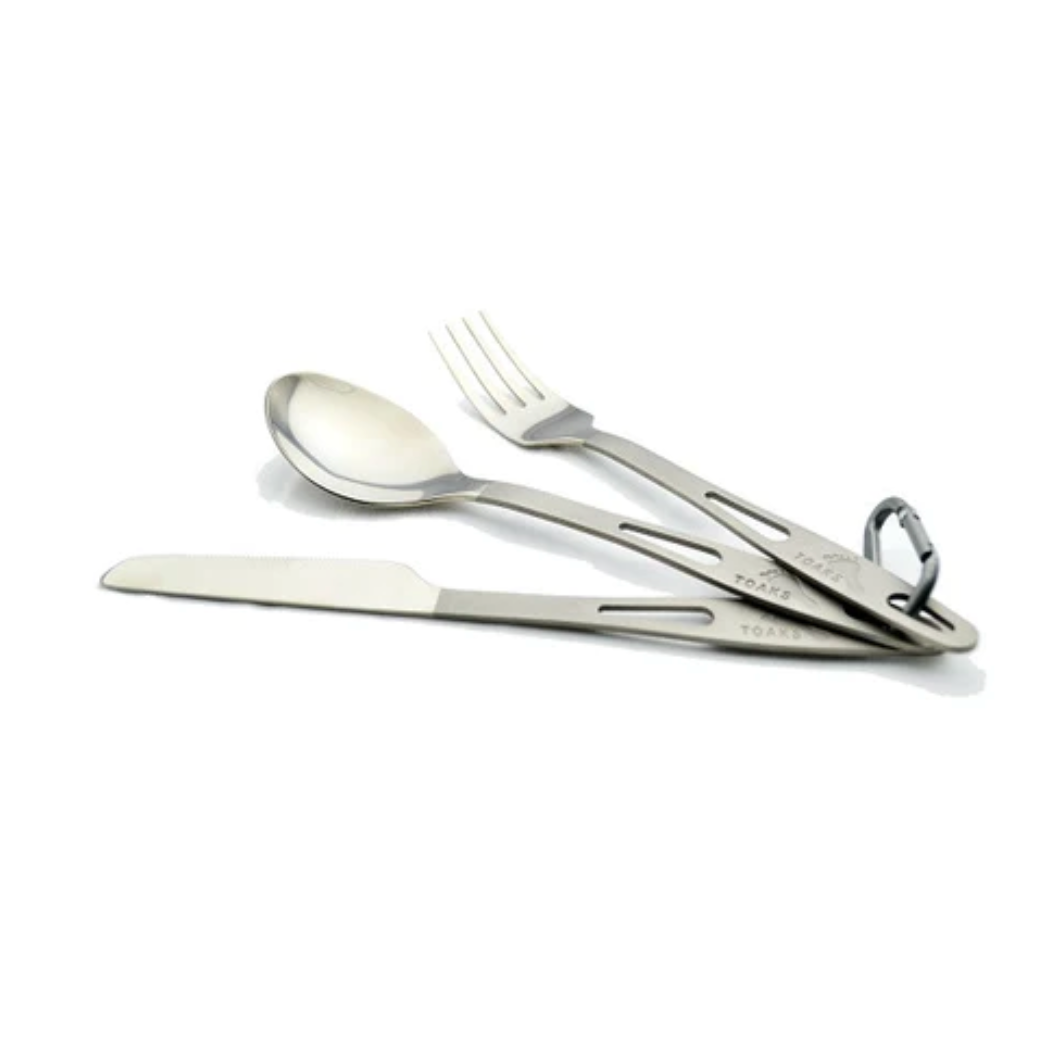 TOAKS Titanium 3-piece Cutlery Set